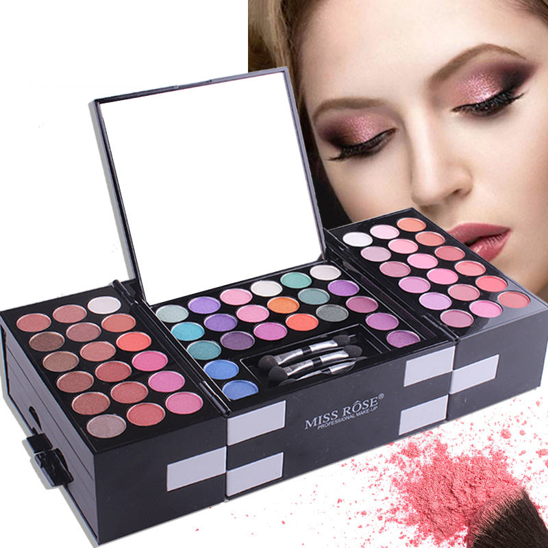 MISS ROSE 144 color 3 color 3 Color Eyeshadow blush eyebrow makeup makeup makeup kit special wholesale MISS ROSE 144 color 3 color 3 Color Eyeshadow blush eyebrow makeup makeup makeup kit special wholesale